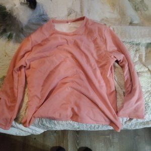 Woman's fleece lined sweat shirt